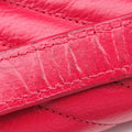 Pre-owned Yves Saint Laurent COLLEGE Red Leather 428056 shoulderbag | stylenewstar
