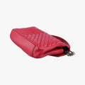 Pre-owned Yves Saint Laurent COLLEGE Red Leather 428056 shoulderbag | stylenewstar