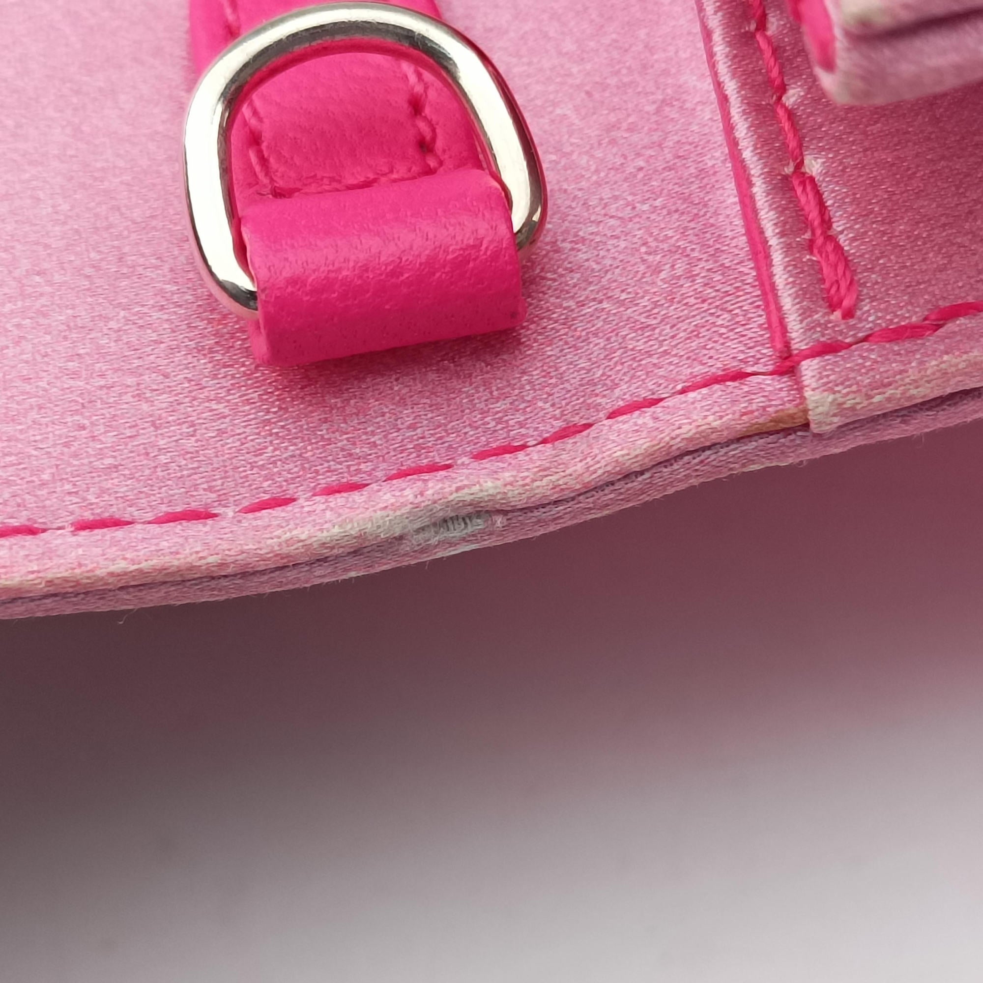 Christian Dior Parfums Promotional Clutch Pouch Pink Satin 11-MA-0145ディオール ノベルティ 2つ折りクラッチポーチ ピンク サテン 11-MA-0145