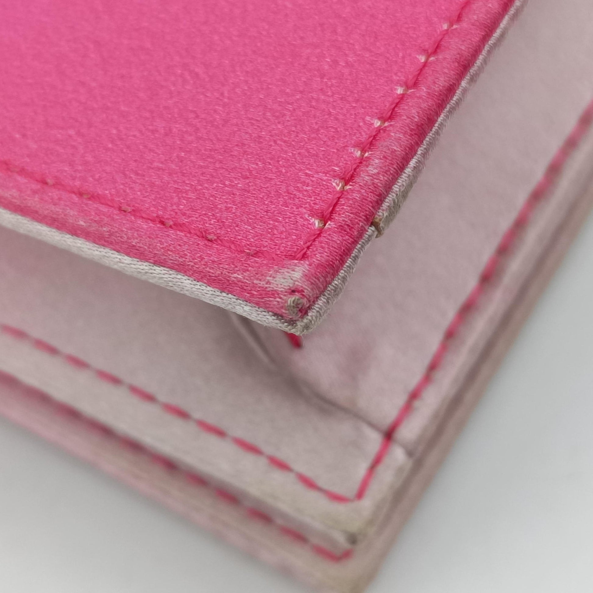 Christian Dior Parfums Promotional Clutch Pouch Pink Satin 11-MA-0145ディオール ノベルティ 2つ折りクラッチポーチ ピンク サテン 11-MA-0145