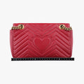 GG Marmont Red Leather 443497 G024674891GGマーモント レッド レザー 443497 G024674891
