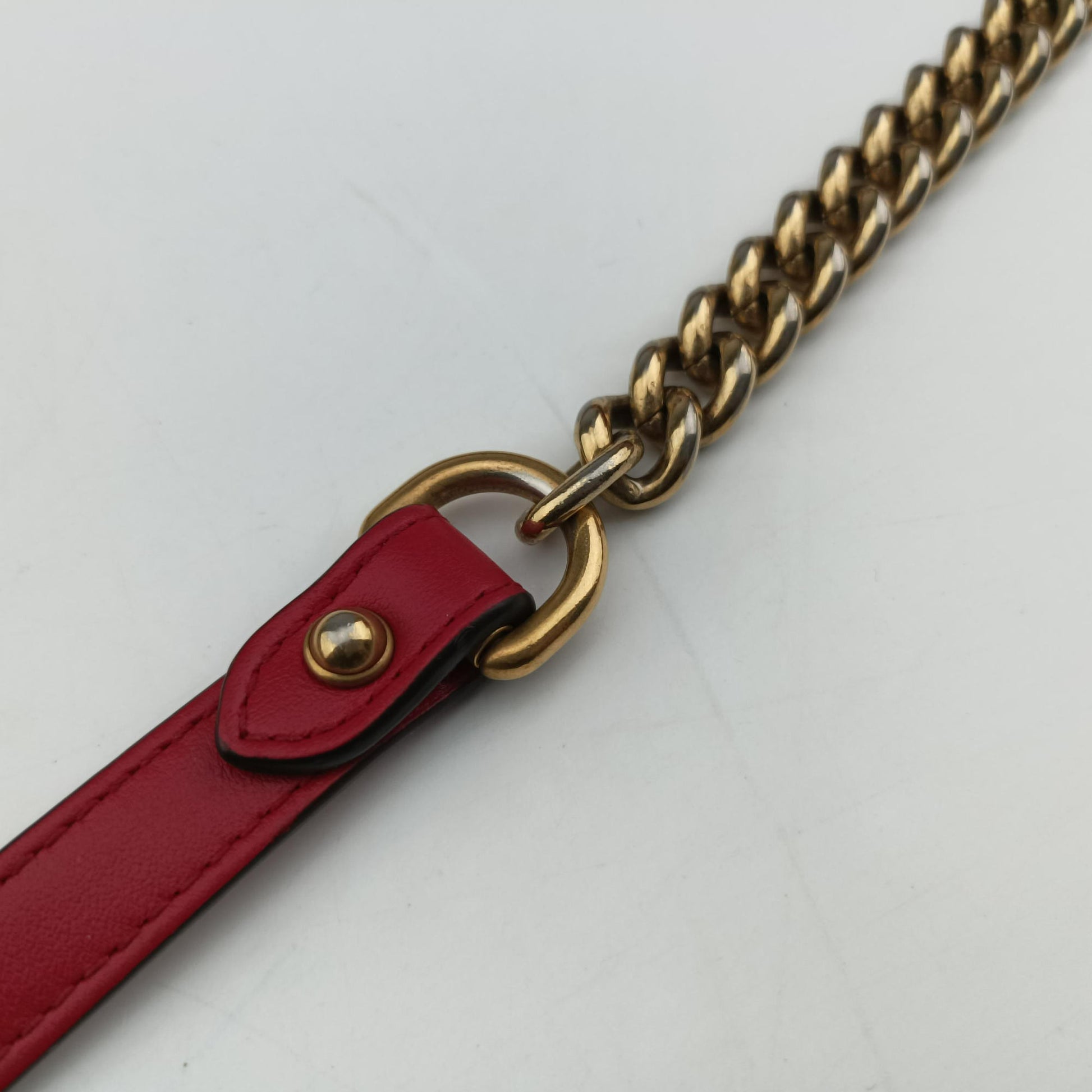 GG Marmont Red Leather 443497 G024674891GGマーモント レッド レザー 443497 G024674891