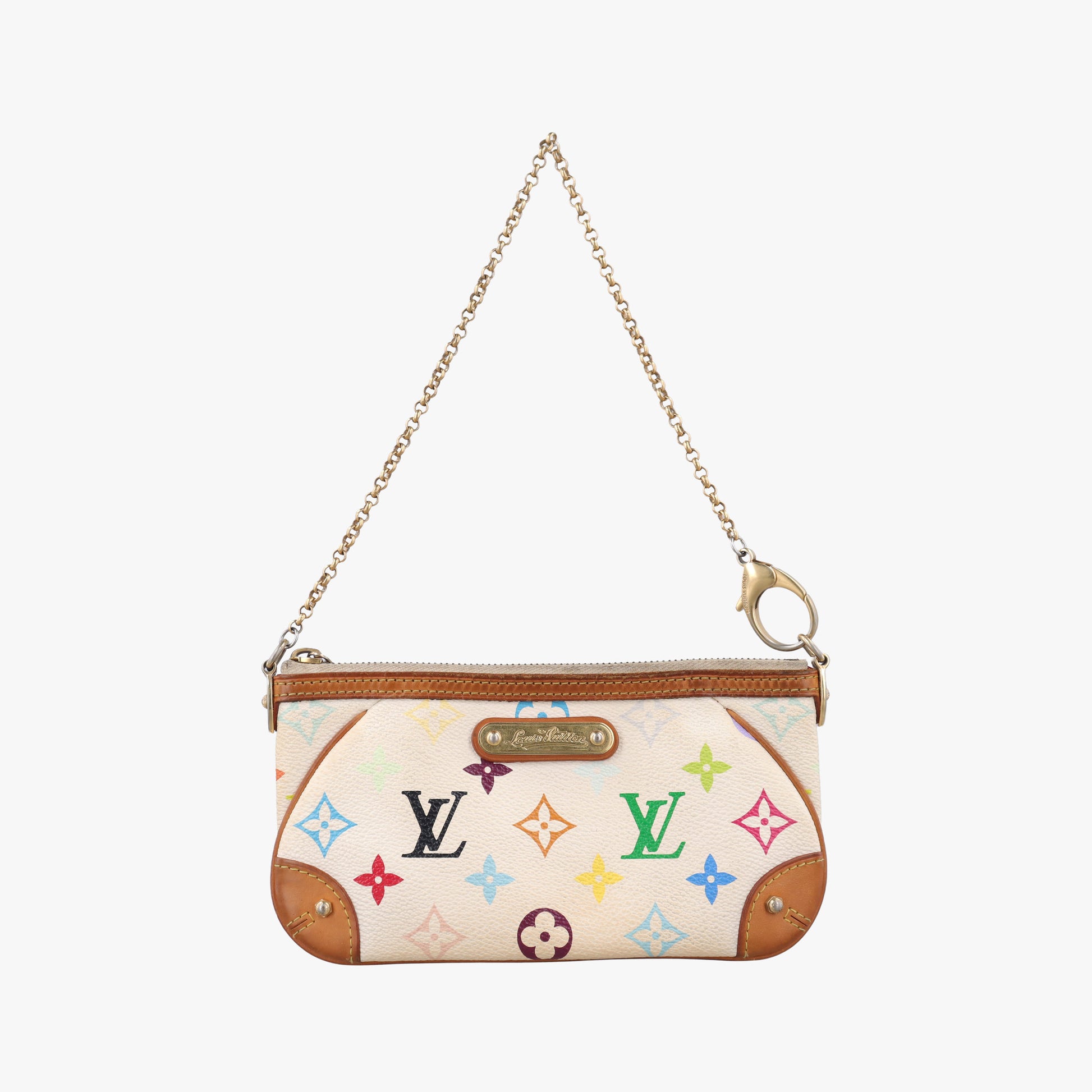Pochette Mira MM Pouch white Monogram Multicolor M60096 AA0039ポシェット ミラMM ブロン モノグラム マルチカラー M60096 AA0039