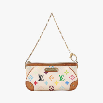 Pochette Mira MM Pouch white Monogram Multicolor M60096 AA0039ポシェット ミラMM ブロン モノグラム マルチカラー M60096 AA0039