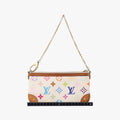 Pochette Mira MM Pouch white Monogram Multicolor M60096 AA0039ポシェット ミラMM ブロン モノグラム マルチカラー M60096 AA0039
