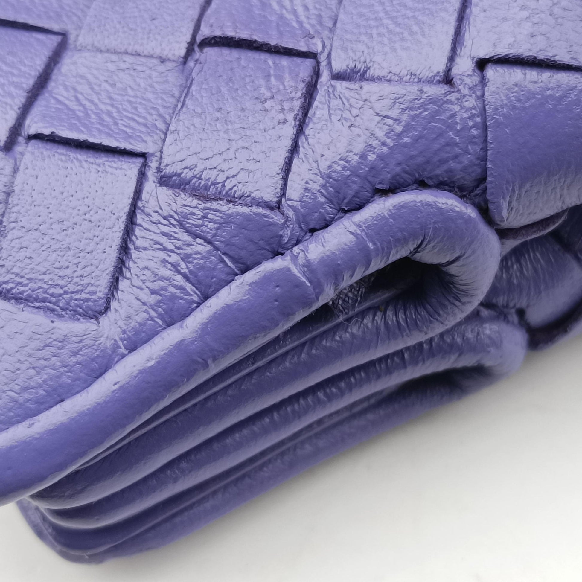 Intrecciato Purple lambskin B05989510Nイントレチャート パープル ラムスキン B05989510N