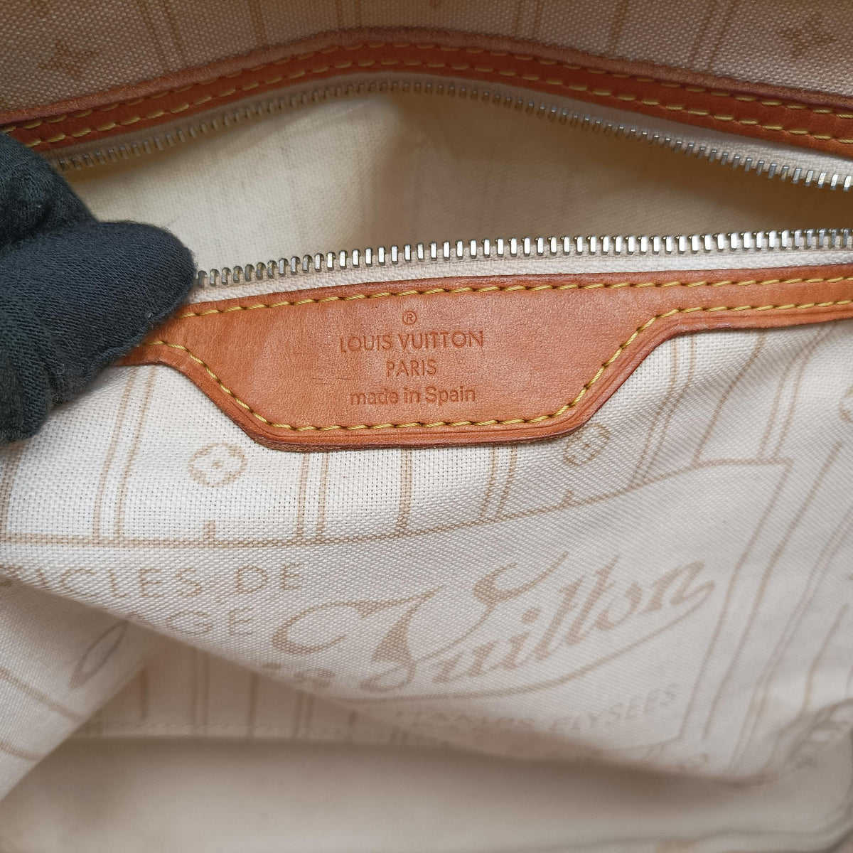 Neverfull MM Azur Damier Canvas N51107 CA5101ネヴァーフルMM アズール ダミエキャンバス N51107 CA5101