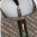 Balenciaga collaboration The Hacker Project Jackie 1961 beige×red×green PVC coated canvas 636706 B036566438バレンシアガ コラボ ザ ハッカー プロジェクト ジャッキー 1961 ベージュ×レッド×グリーン PVCコーティングキャンバス 636706 B036566438