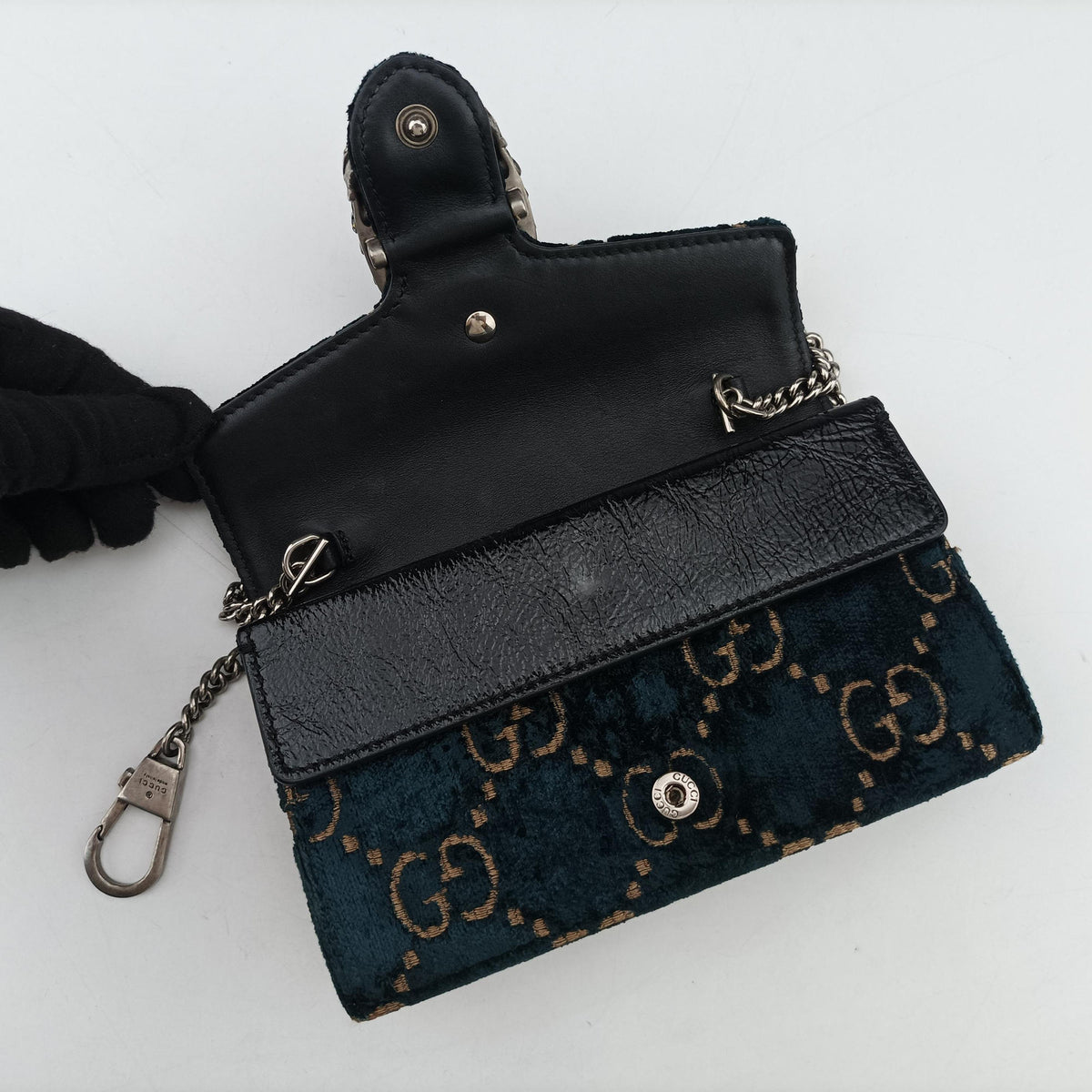 Dionysus Navy×Black velour 476432 ディオニュソス ネイビー×ブラック ベロア 476432 