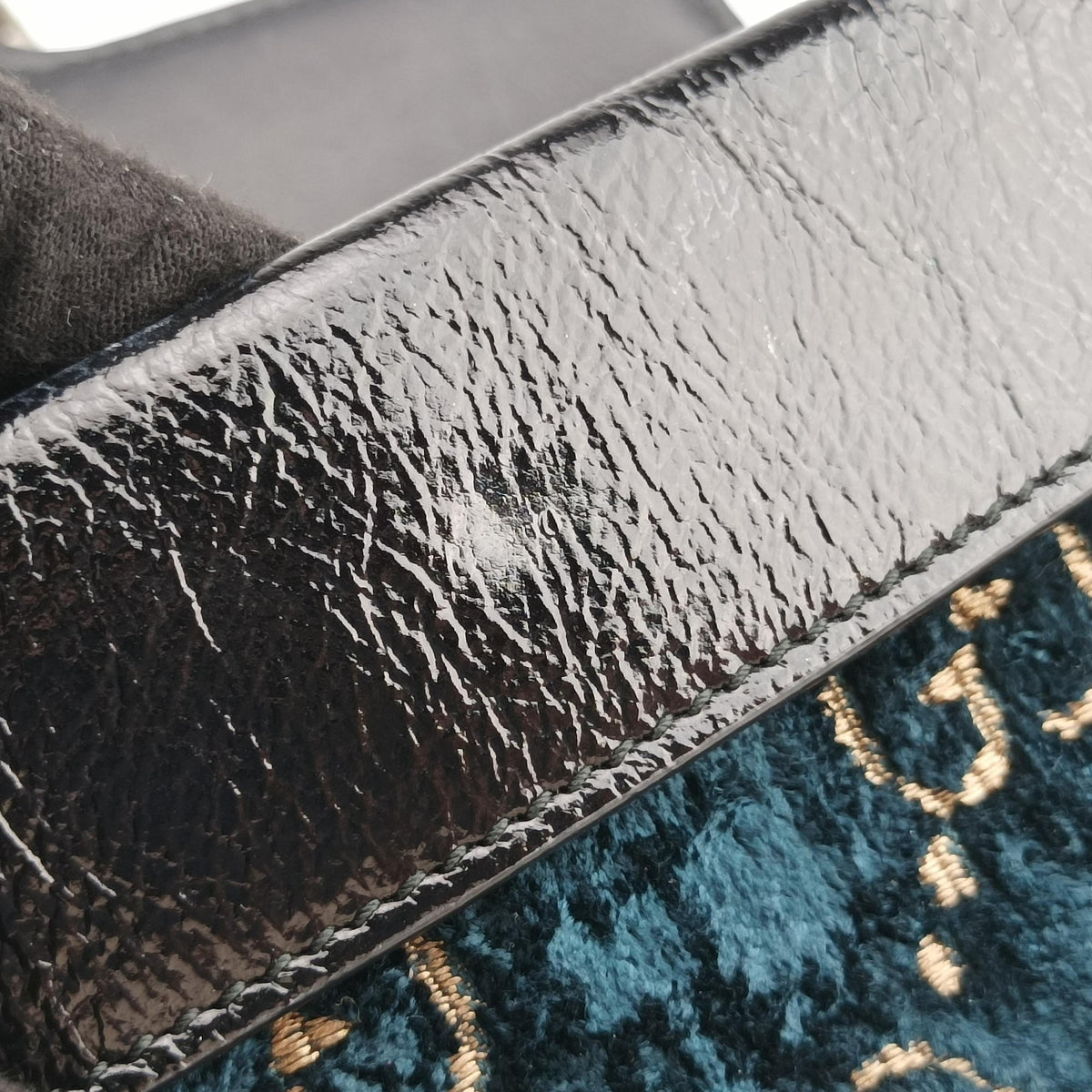 Dionysus Navy×Black velour 476432 ディオニュソス ネイビー×ブラック ベロア 476432 