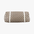GG Supreme GG Plus heart flower beige×white PVC coated canvas×Leather 197953 C2795417GGスプリーム GGプラス ハート フラワー ベージュ×ホワイト PVCコーティングキャンバス×レザー 197953 C2795417
