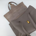 Large 16 Tote Grey Leather W-SL-2272ラージ16 トート グレー レザー W-SL-2272
