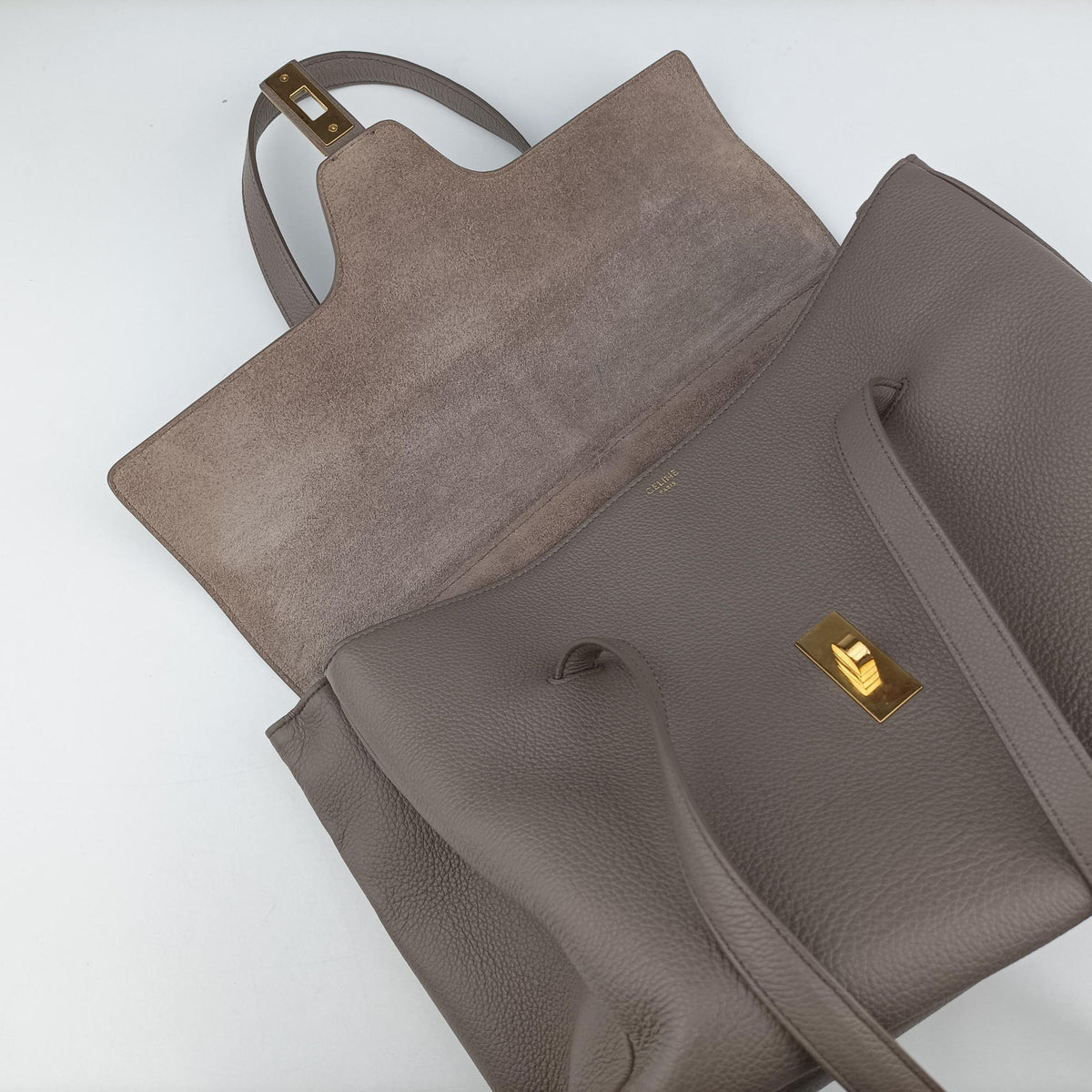 Large 16 Tote Grey Leather W-SL-2272ラージ16 トート グレー レザー W-SL-2272