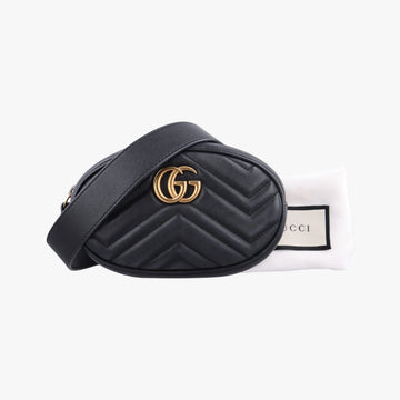 GG Marmont Black Leather 476434 D025998543GGマーモント ブラック レザー 476434 D025998543