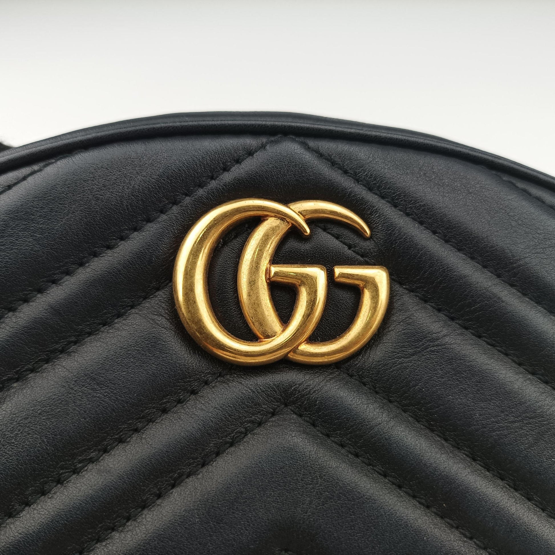 GG Marmont Black Leather 476434 D025998543GGマーモント ブラック レザー 476434 D025998543