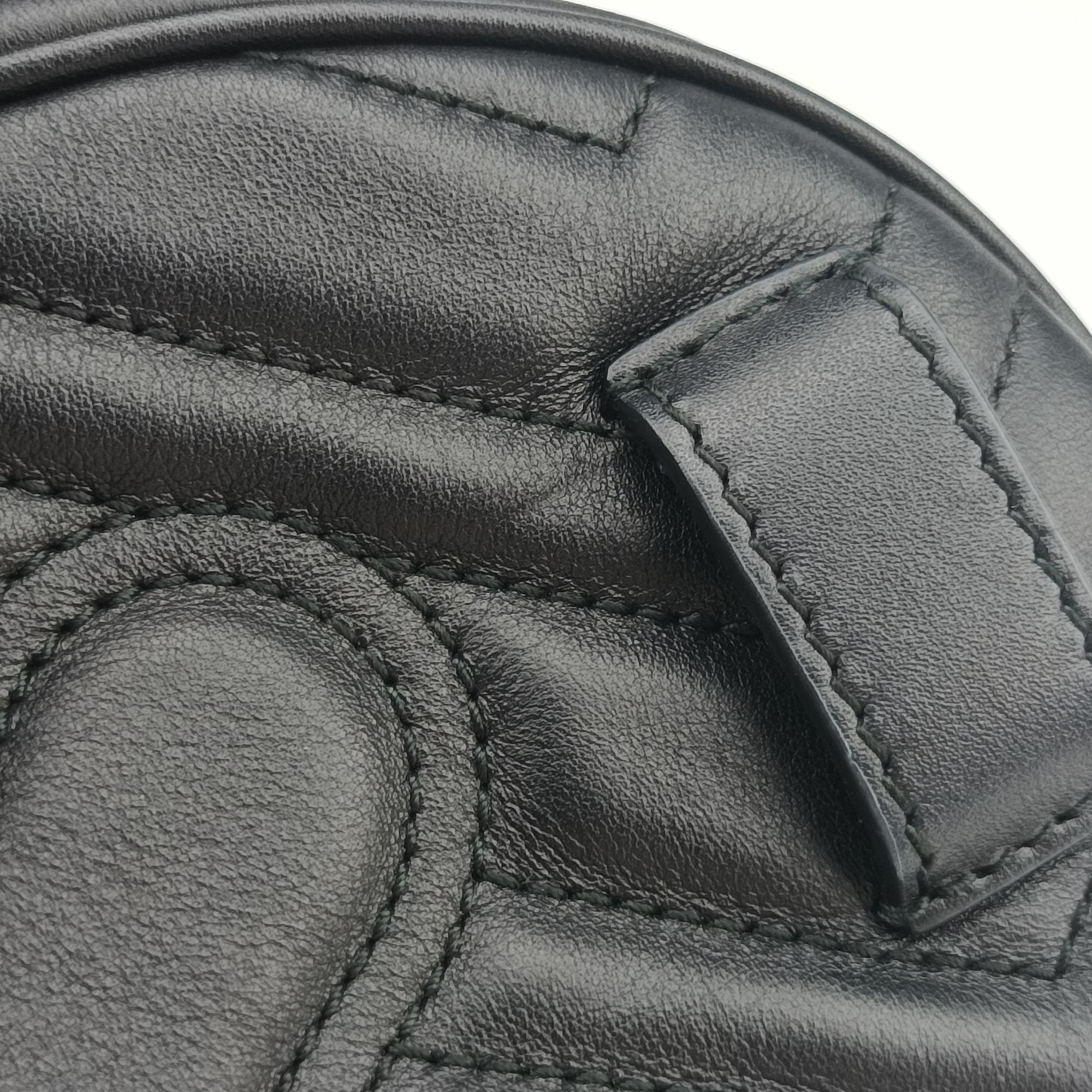 GG Marmont Black Leather 476434 D025998543GGマーモント ブラック レザー 476434 D025998543