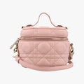 Lady Dior micro vanity Pink lambskin Lot number unknownレディディオール マイクロ ヴァニティ ピンク ラムスキン 製番不明