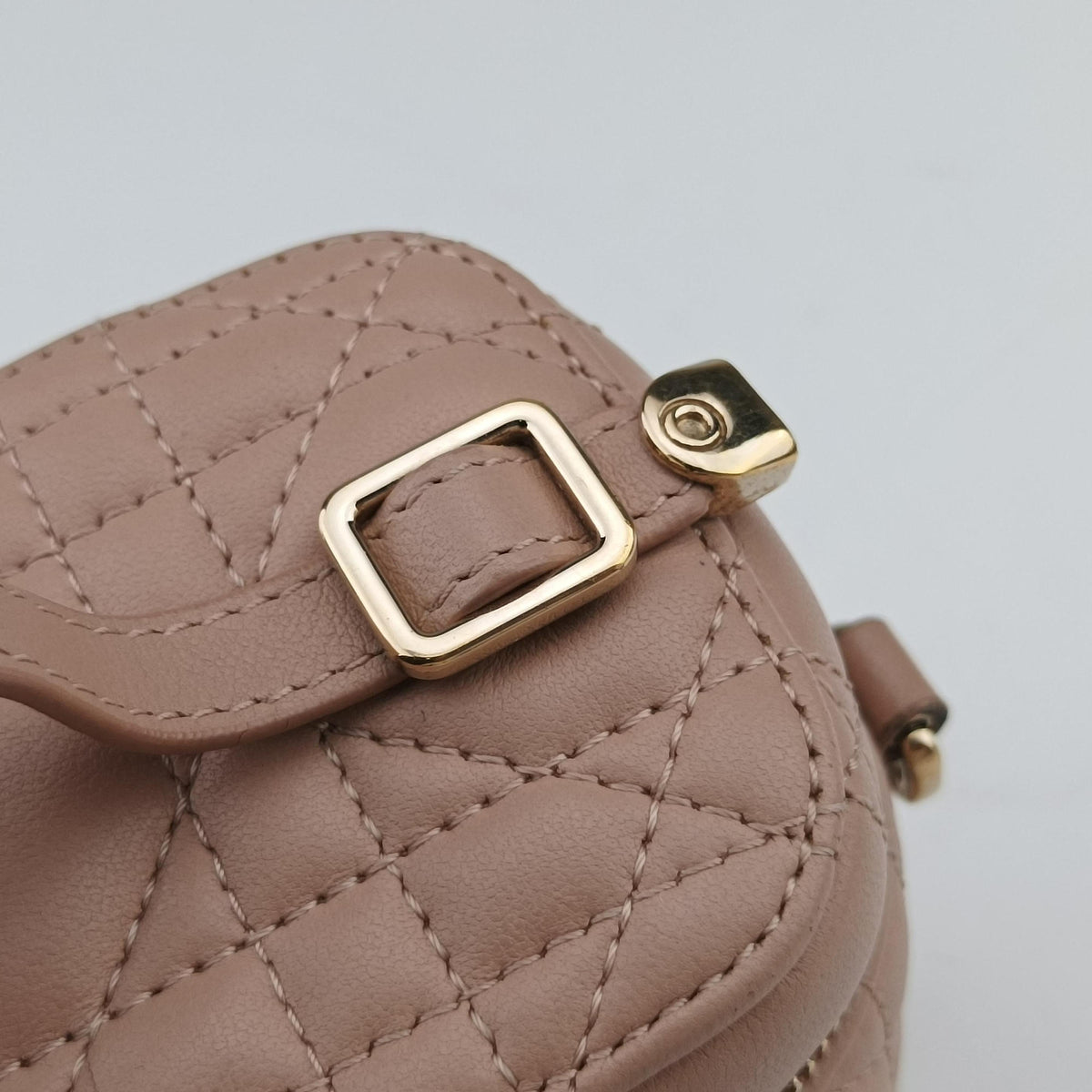 Lady Dior micro vanity Pink lambskin Lot number unknownレディディオール マイクロ ヴァニティ ピンク ラムスキン 製番不明