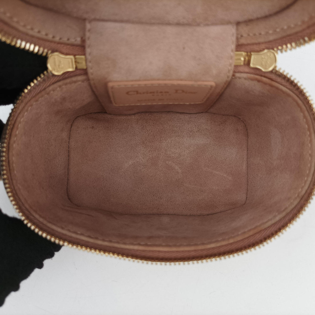 Lady Dior micro vanity Pink lambskin Lot number unknownレディディオール マイクロ ヴァニティ ピンク ラムスキン 製番不明