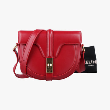 Small Besace 16 Red Leather U-SL-1109スモール ブザス 16セーズ レッド レザー U-SL-1109