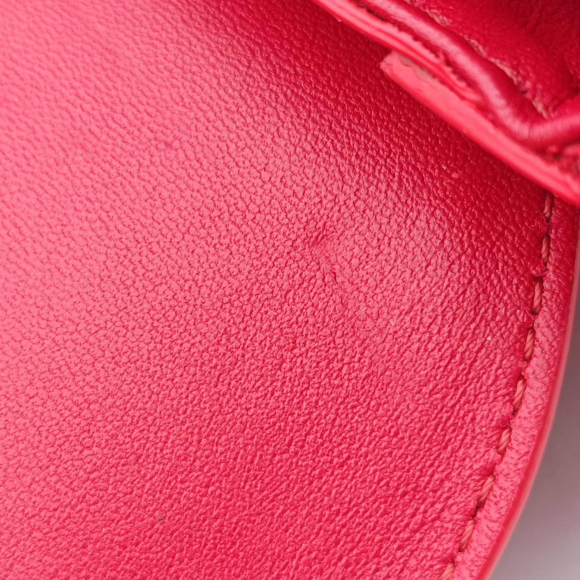 Small Besace 16 Red Leather U-SL-1109スモール ブザス 16セーズ レッド レザー U-SL-1109