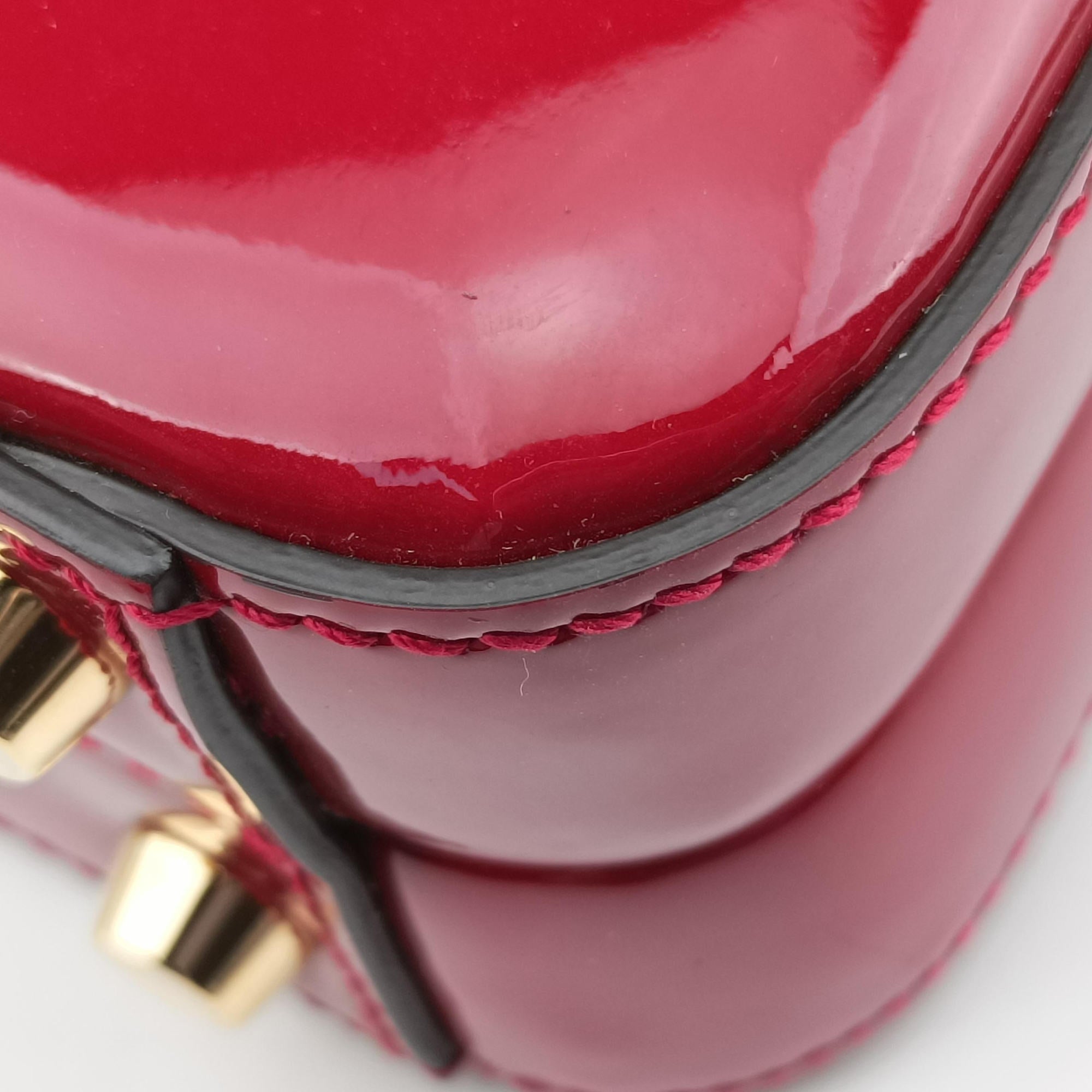 Sylvie Red Patent Leather 589479 E030331707シルヴィ レッド パテント 589479 E030331707