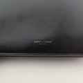 Pre-owned Yves Saint Laurent classic simple logo Black Leather 769162 shoulderbag | stylenewstar
