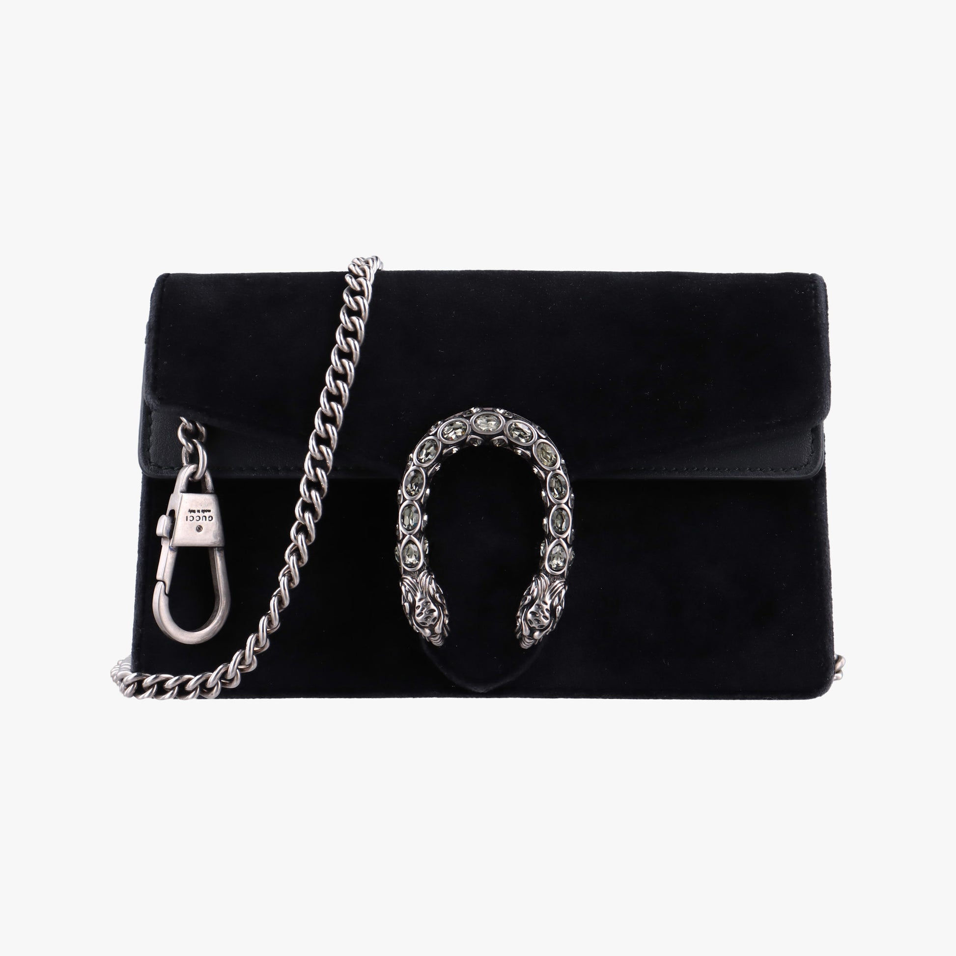Dionysus Black velour×Leather 476432 ディオニュソス ブラック ベロア×レザー 476432 