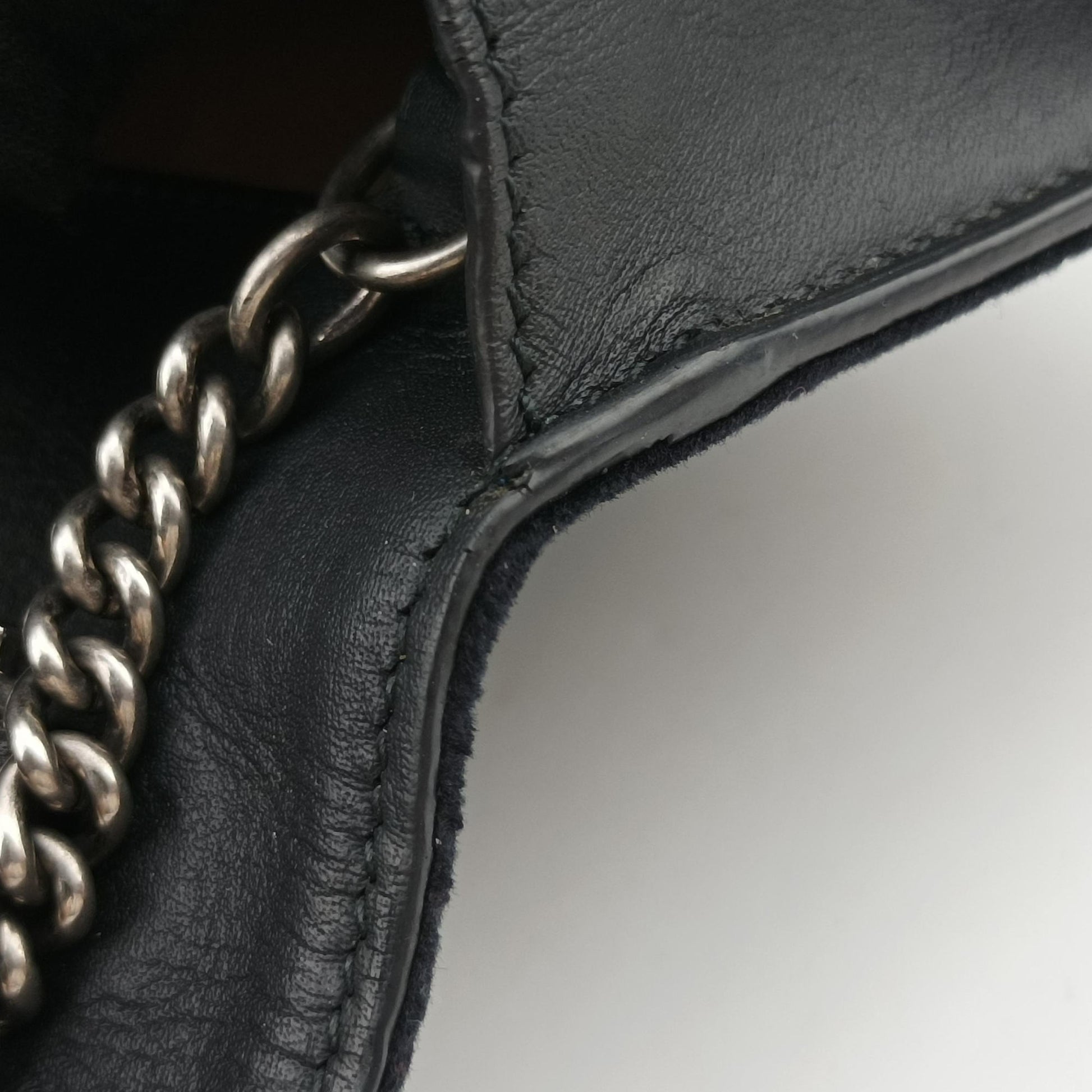 Dionysus Black velour×Leather 476432 ディオニュソス ブラック ベロア×レザー 476432 