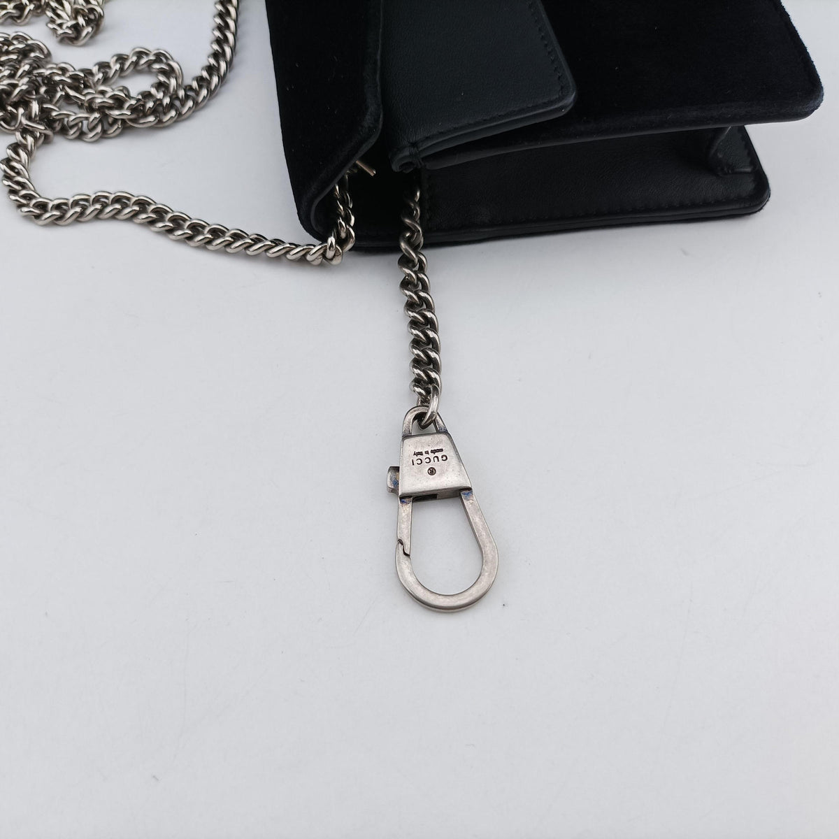 Dionysus Black velour×Leather 476432 ディオニュソス ブラック ベロア×レザー 476432 
