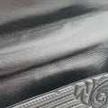 Secondhand VERSACE Embossed Leather Talia Vanitas Black Leather  shoulderbag | stylenewstar