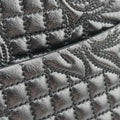 Secondhand VERSACE Embossed Leather Talia Vanitas Black Leather  shoulderbag | stylenewstar