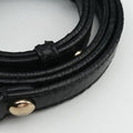 Secondhand VERSACE Embossed Leather Talia Vanitas Black Leather  shoulderbag | stylenewstar