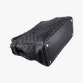 Secondhand VERSACE Embossed Leather Talia Vanitas Black Leather  shoulderbag | stylenewstar