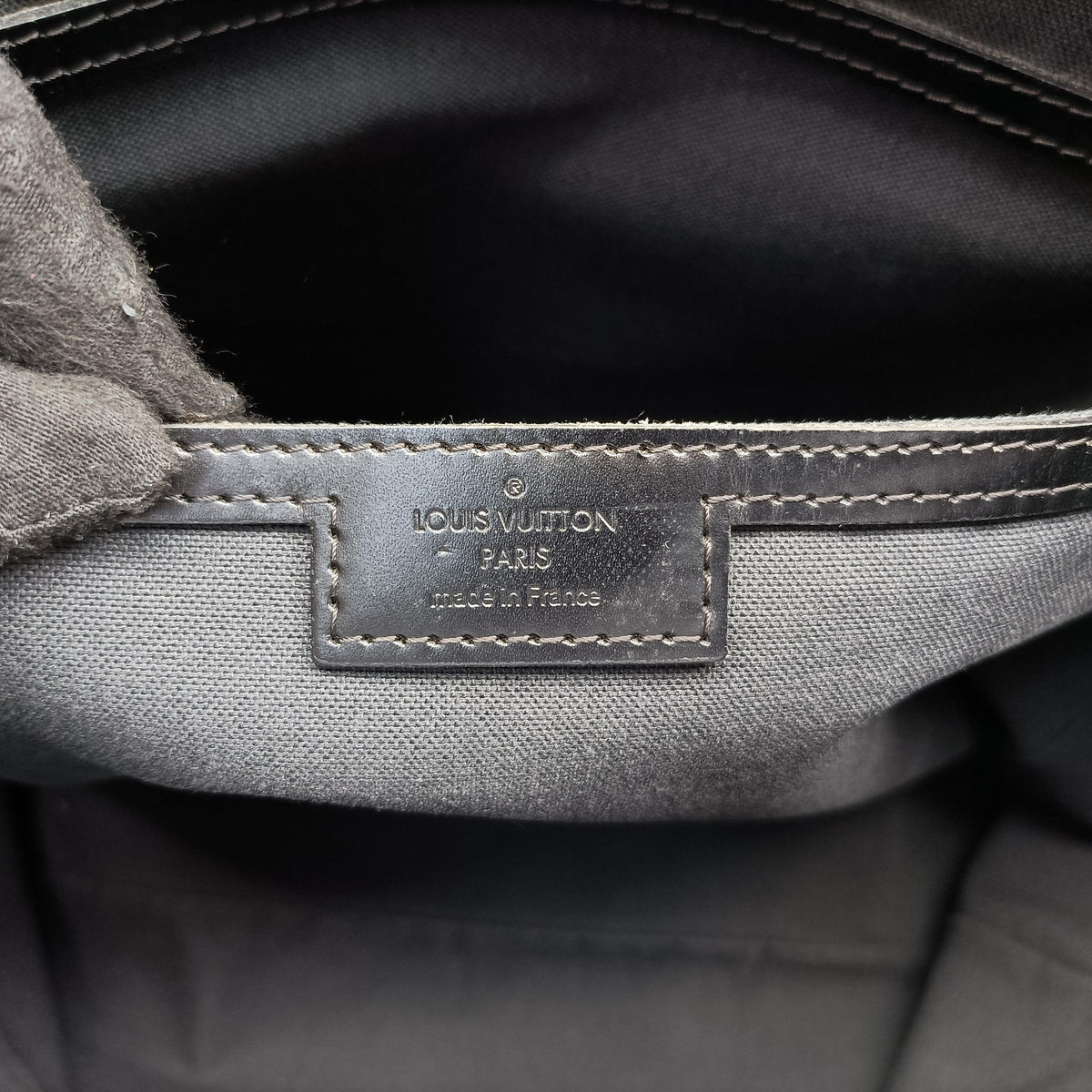 Secondhand Louis Vuitton Tadao Graphite Damier Graphite N41259 handbag | stylenewstar