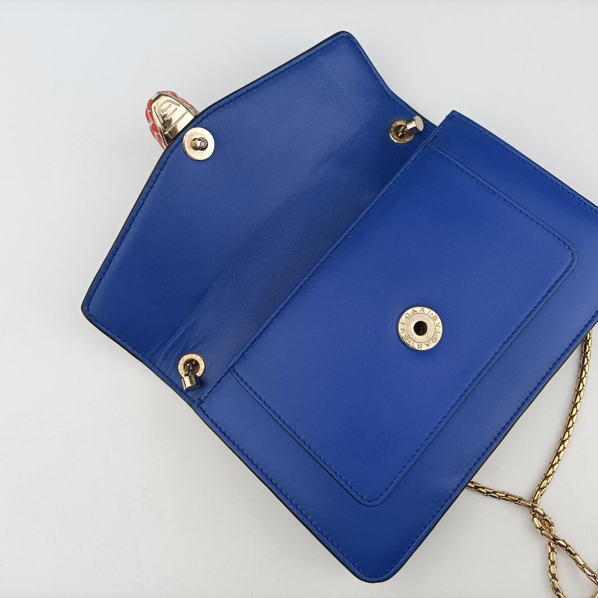 SERPENTI FOREVER Blue leather RP.F14.37597セルペンティ フォーエバー ブルー レザー RP.F14.37597