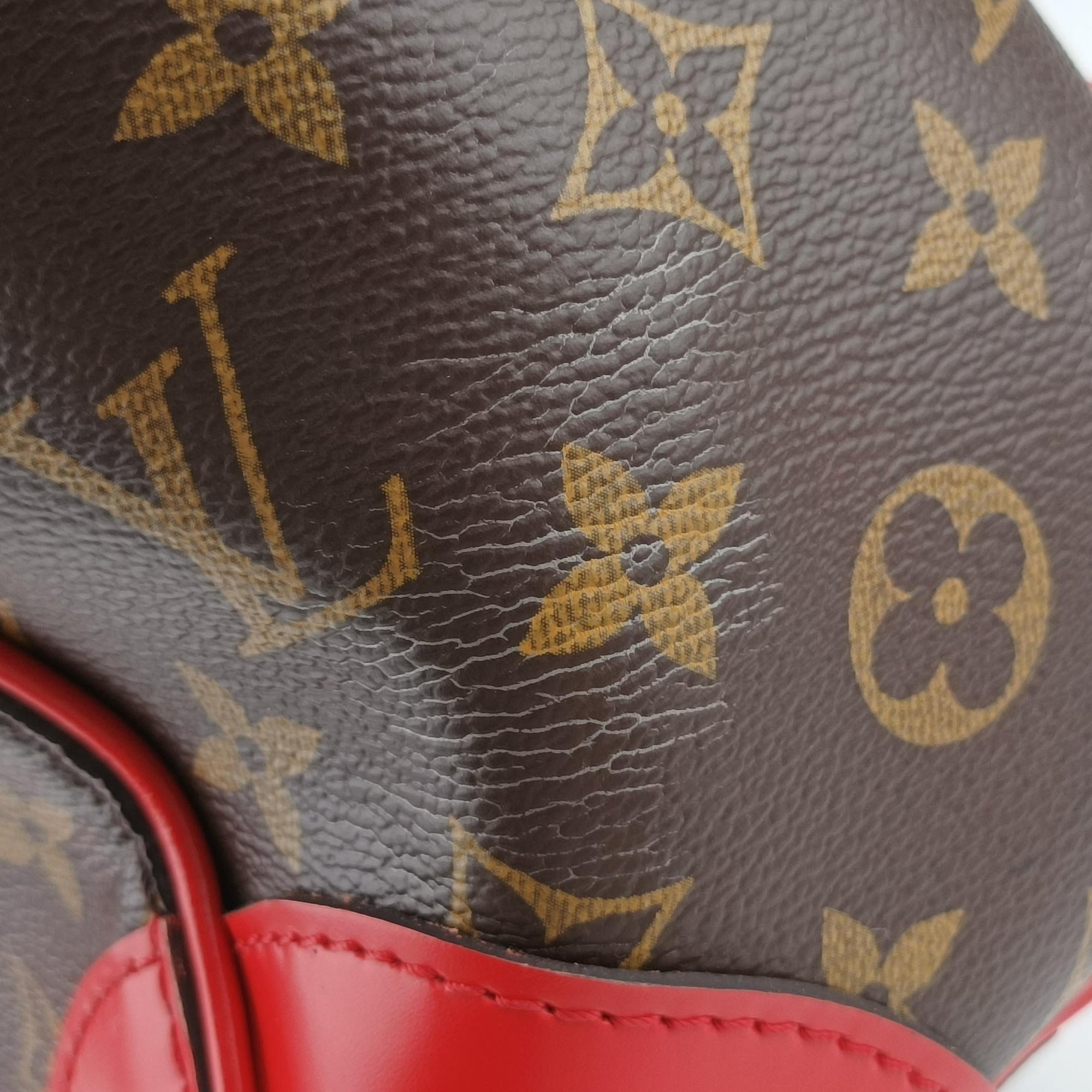 PHENIX PM brown×COQUELICOT Monogram Canvas×calf leather M41537 CA1126フェニックスPM モノグラム/ブラウン×コクリコ モノグラムキャンバス×カーフレザー M41537 CA1126