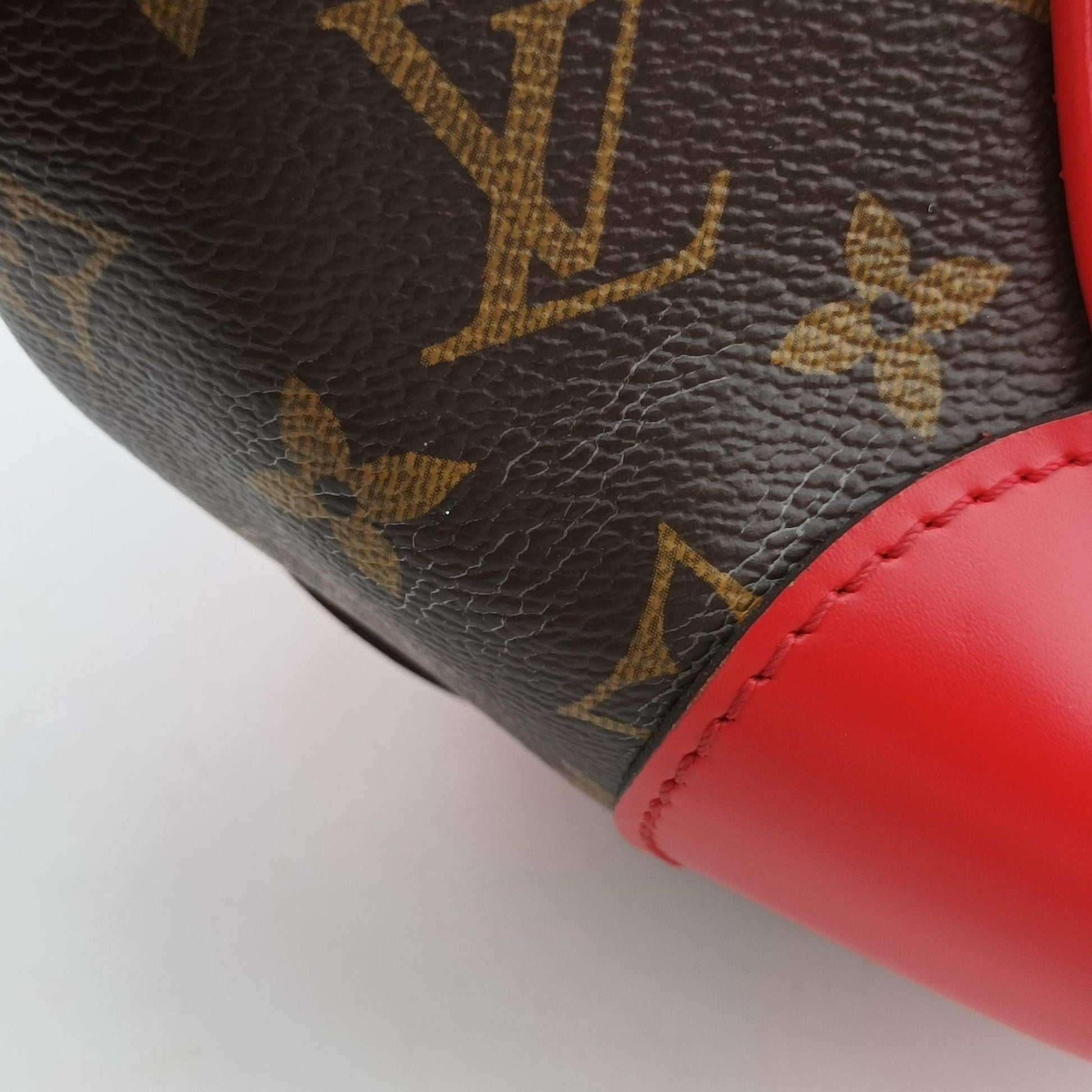 PHENIX PM brown×COQUELICOT Monogram Canvas×calf leather M41537 CA1126フェニックスPM モノグラム/ブラウン×コクリコ モノグラムキャンバス×カーフレザー M41537 CA1126