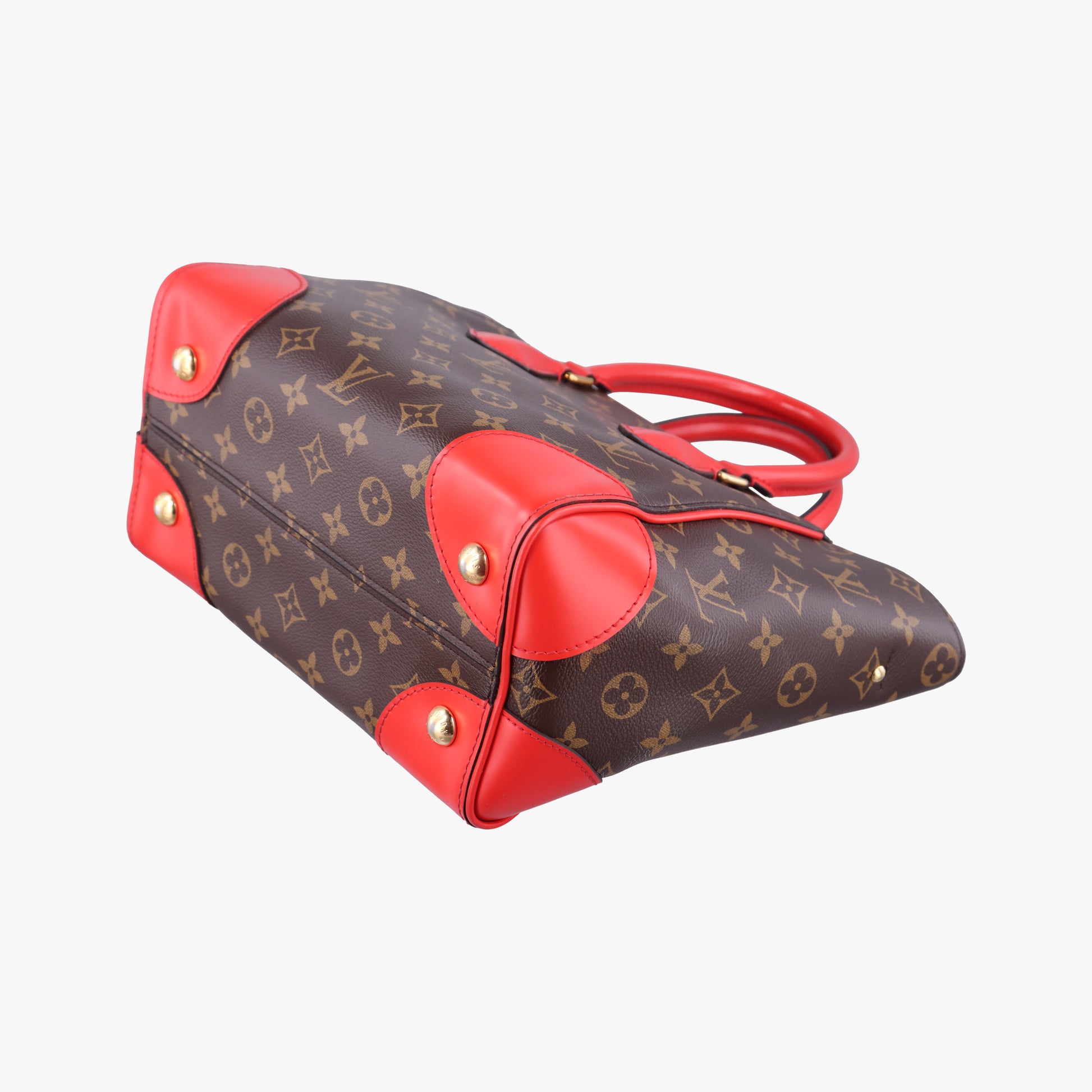 PHENIX PM brown×COQUELICOT Monogram Canvas×calf leather M41537 CA1126フェニックスPM モノグラム/ブラウン×コクリコ モノグラムキャンバス×カーフレザー M41537 CA1126