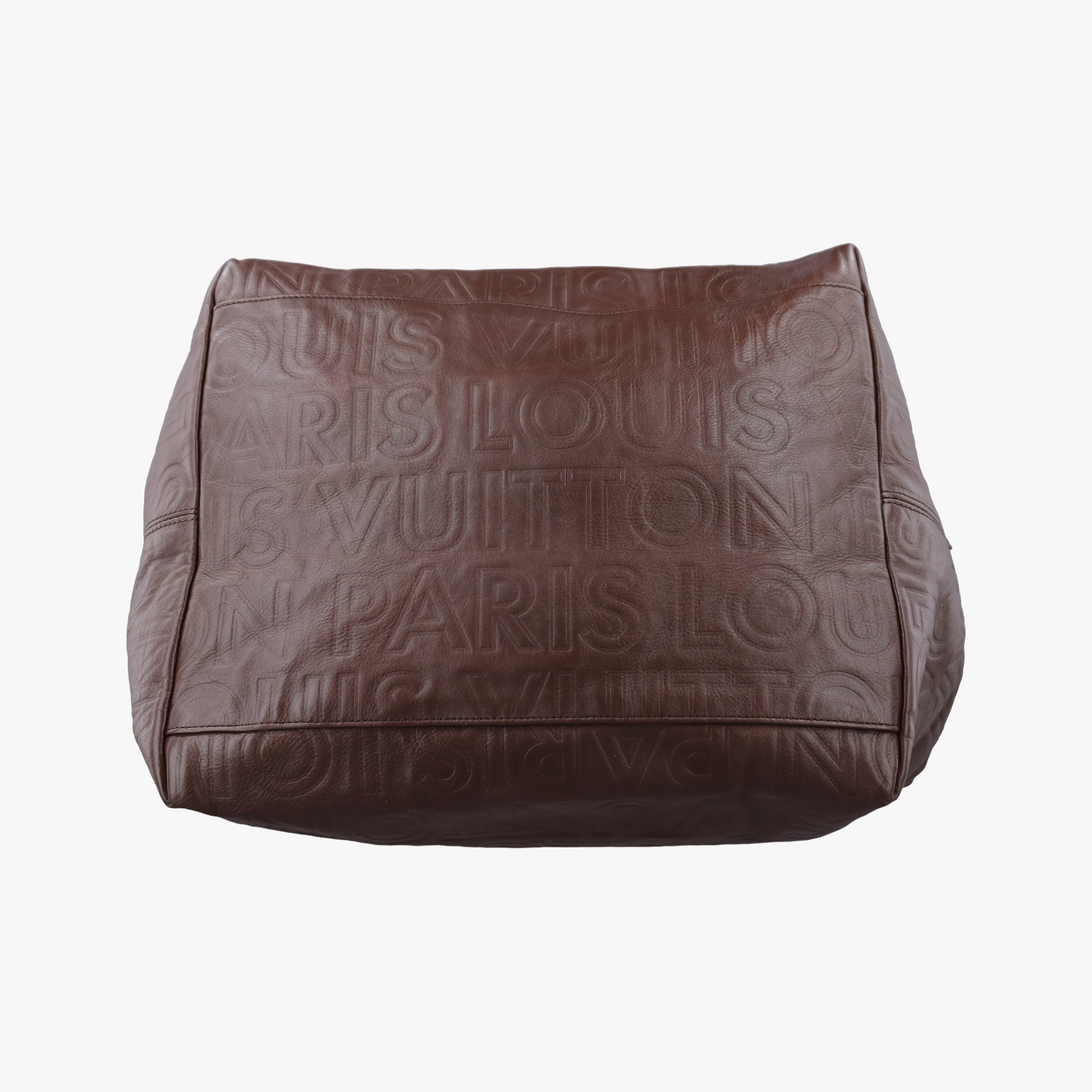 Secondhand Louis Vuitton Whisper Moka Monogram Paris Souple Leather M95828 shoulderbag | stylenewstar