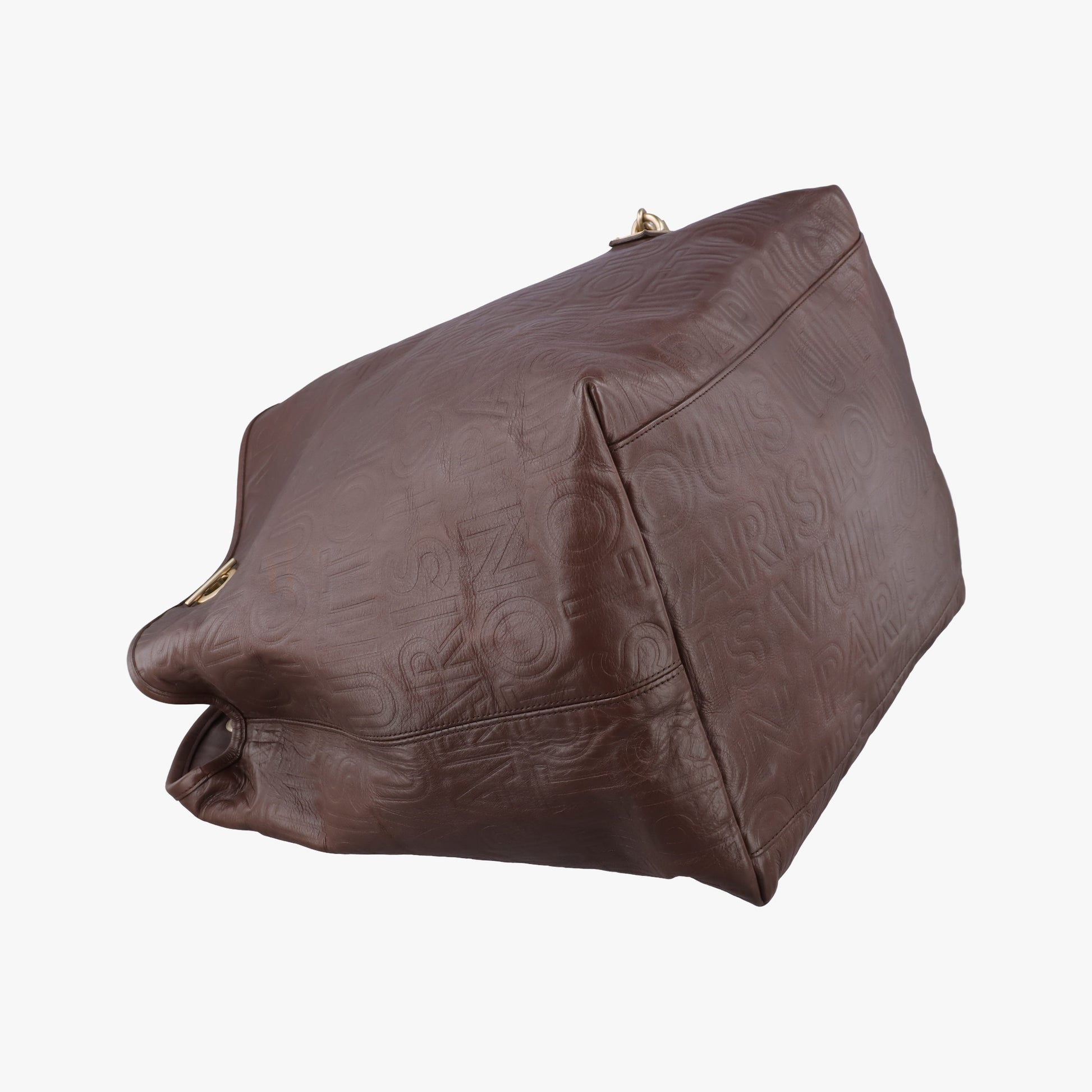 Secondhand Louis Vuitton Whisper Moka Monogram Paris Souple Leather M95828 shoulderbag | stylenewstar