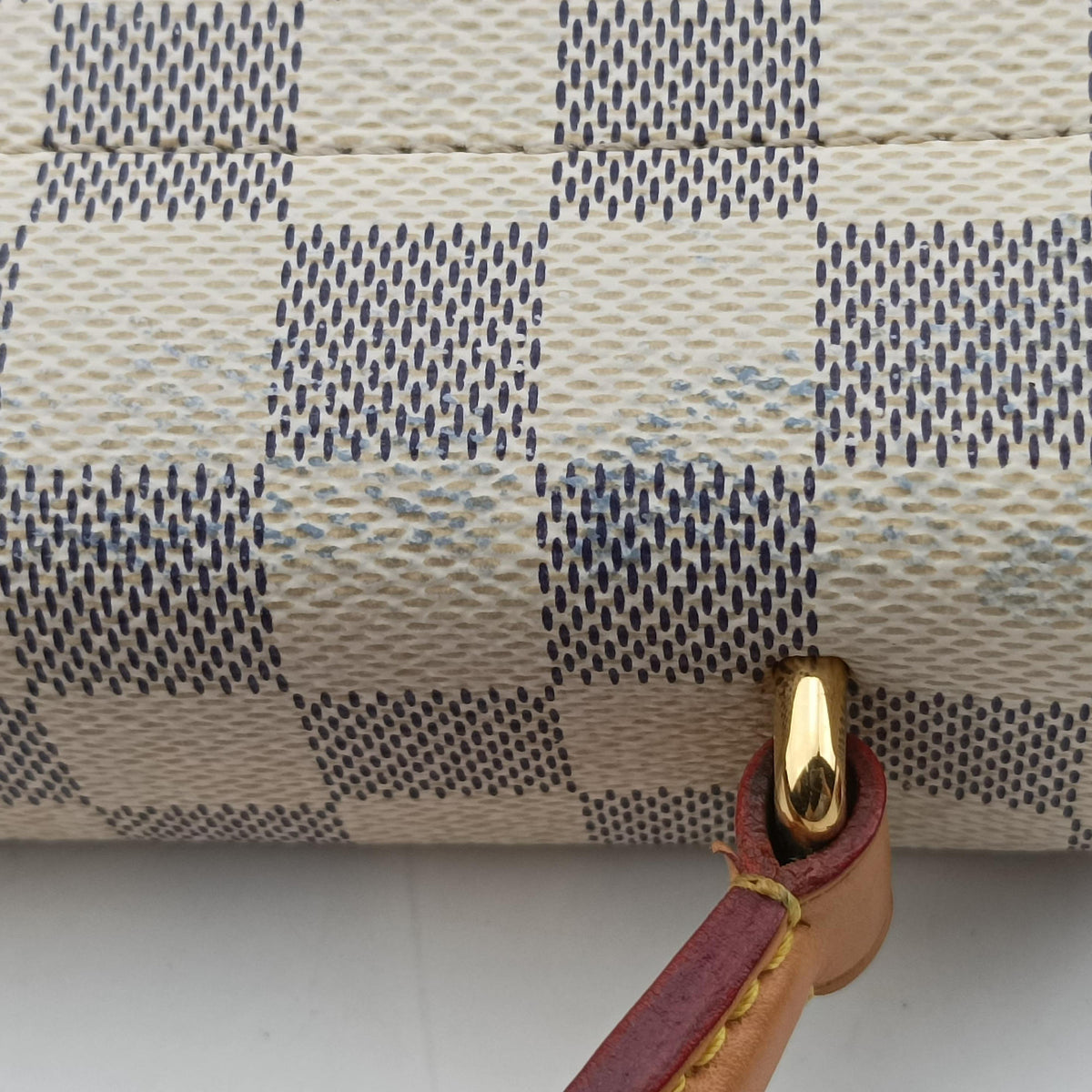 Pre-owned Louis Vuitton CROISETTE Azur Damier Canvas N41581 shoulderbag | stylenewstar
