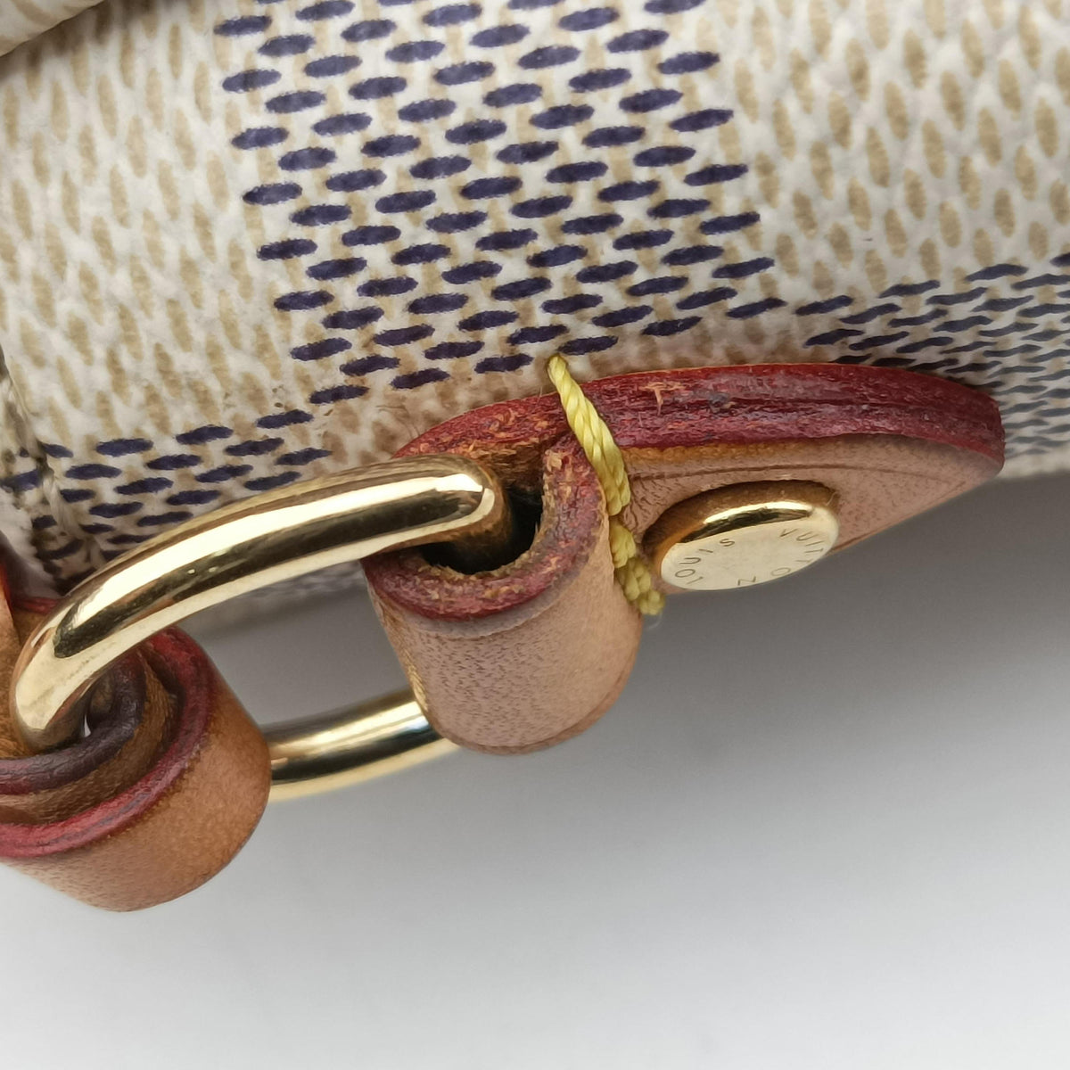 Pre-owned Louis Vuitton CROISETTE Azur Damier Canvas N41581 shoulderbag | stylenewstar
