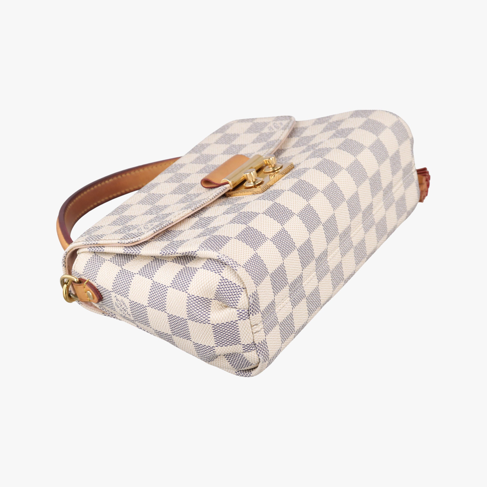 Pre-owned Louis Vuitton CROISETTE Azur Damier Canvas N41581 shoulderbag | stylenewstar
