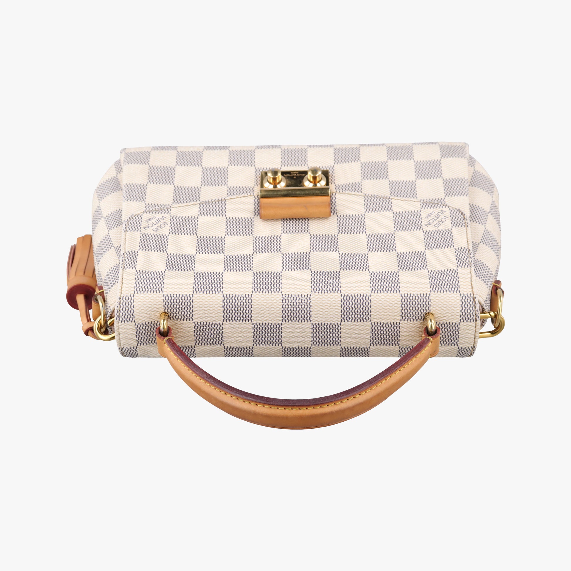 Pre-owned Louis Vuitton CROISETTE Azur Damier Canvas N41581 shoulderbag | stylenewstar