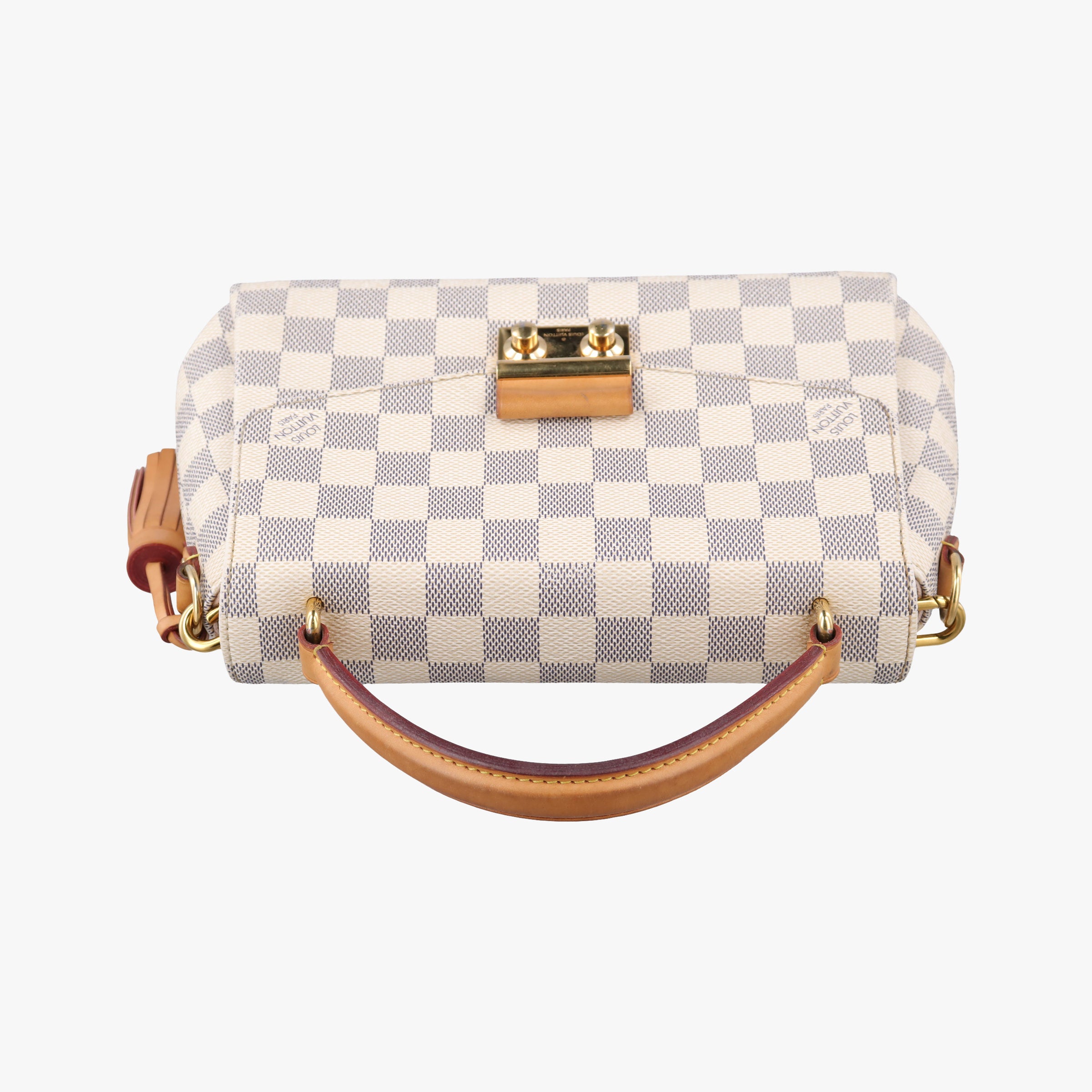 Pre-owned Louis Vuitton CROISETTE Azur Damier Canvas N41581 shoulderbag | stylenewstar