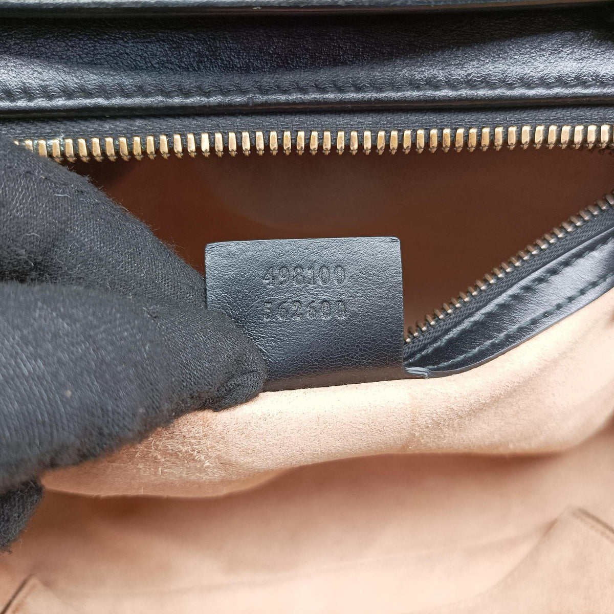 GG Marmont Black Leather 498100 D023207592GGマーモント ブラック レザー 498100 D023207592