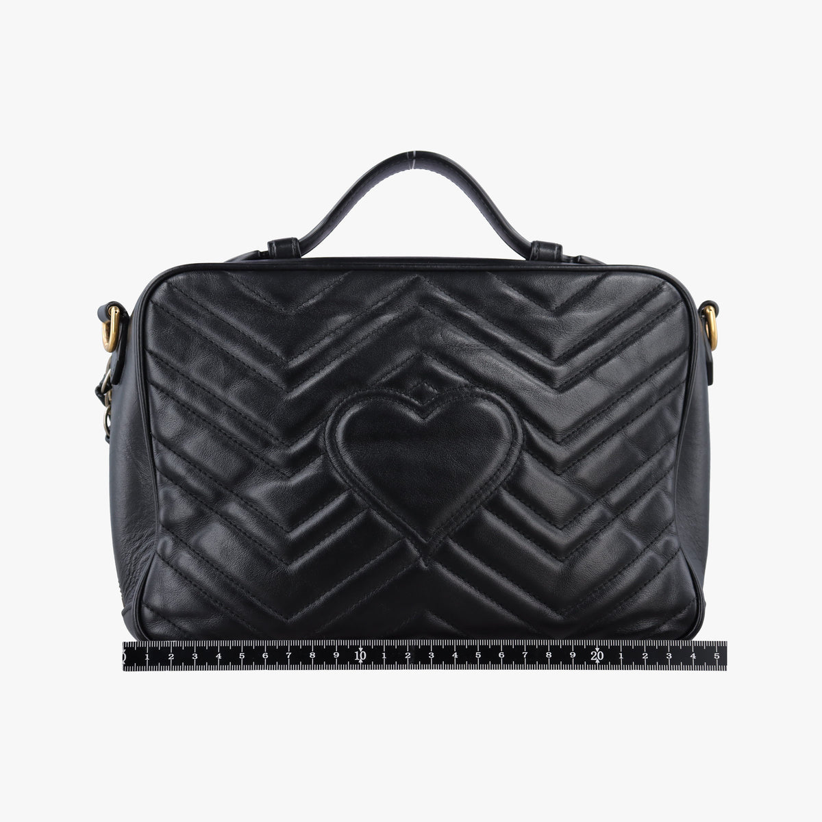 GG Marmont Black Leather 498100 D023207592GGマーモント ブラック レザー 498100 D023207592
