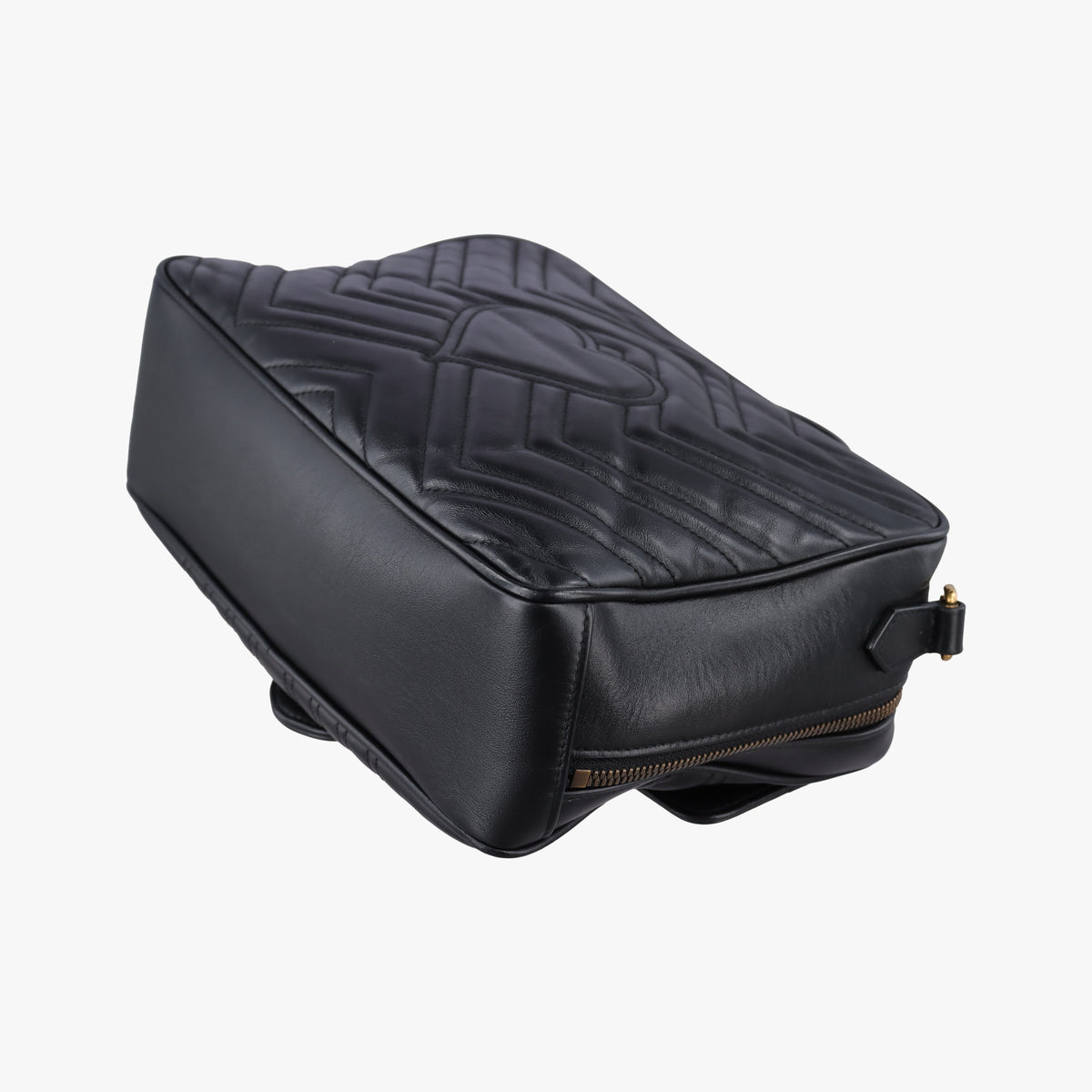 GG Marmont Black Leather 498100 D023207592GGマーモント ブラック レザー 498100 D023207592