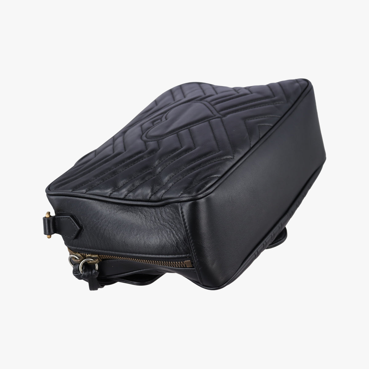GG Marmont Black Leather 498100 D023207592GGマーモント ブラック レザー 498100 D023207592